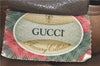 Auth GUCCI Web Sherry Line Shoulder Cross Bag GG PVC Leather Brown Junk H9303