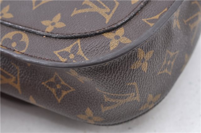 Auth Louis Vuitton Monogram Saint Cloud GM Shoulder Cross Bag M51242 LV H9307