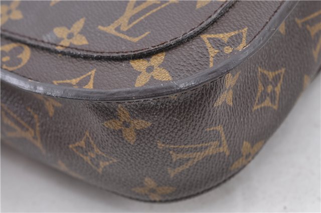 Auth Louis Vuitton Monogram Saint Cloud GM Shoulder Cross Bag M51242 LV H9307