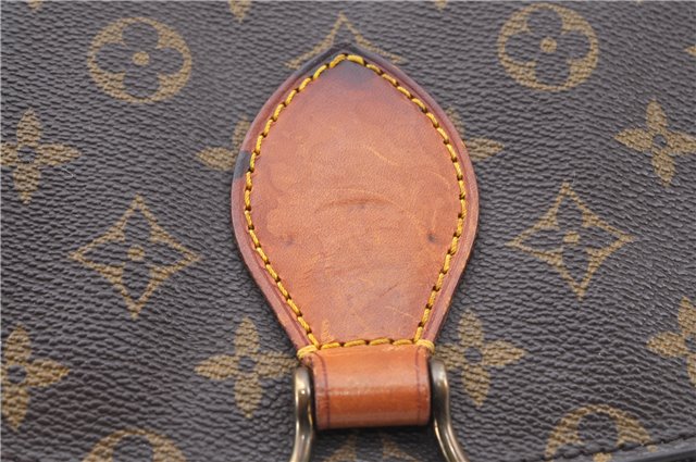 Auth Louis Vuitton Monogram Saint Cloud GM Shoulder Cross Bag M51242 LV H9307