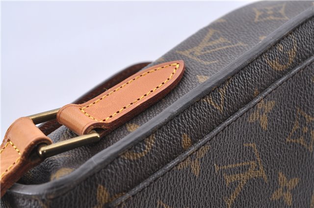 Auth Louis Vuitton Monogram Saint Cloud GM Shoulder Cross Bag M51242 LV H9307