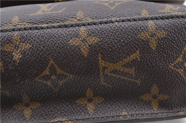 Auth Louis Vuitton Monogram Saint Cloud GM Shoulder Cross Bag M51242 LV H9307