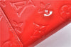 Authentic Louis Vuitton Vernis Walker Shoulder Cross Wallet Red M91153 LV H9310