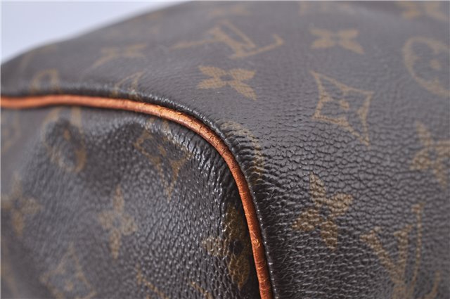 Authentic Louis Vuitton Monogram Speedy 30 Hand Bag M41526 LV H9318