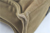 Authentic HERMES Fourre Tout MM Hand Tote Bag Canvas Khaki Green H9319