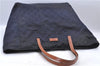 Authentic GUCCI Shoulder Tote Bag GG Nylon Leather 282439 Navy Blue Junk H9322