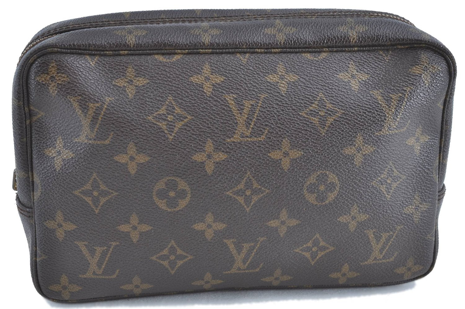 Auth Louis Vuitton Monogram Trousse Toilette 23 Clutch Bag M47524 Junk H9333