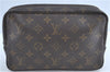 Auth Louis Vuitton Monogram Trousse Toilette 23 Clutch Bag M47524 Junk H9333