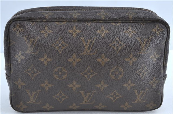 Auth Louis Vuitton Monogram Trousse Toilette 23 Clutch Bag M47524 Junk H9333