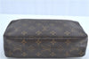 Auth Louis Vuitton Monogram Trousse Toilette 23 Clutch Bag M47524 Junk H9333