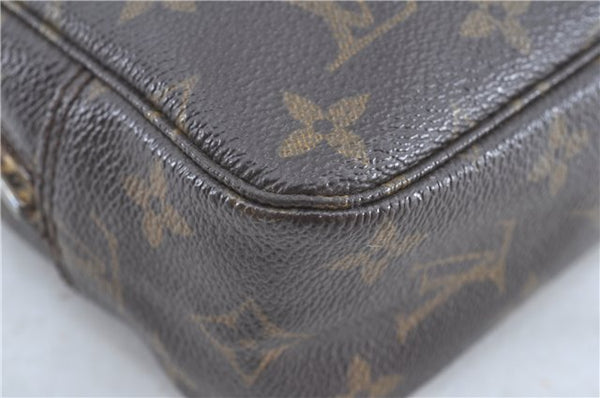 Auth Louis Vuitton Monogram Trousse Toilette 23 Clutch Bag M47524 Junk H9333