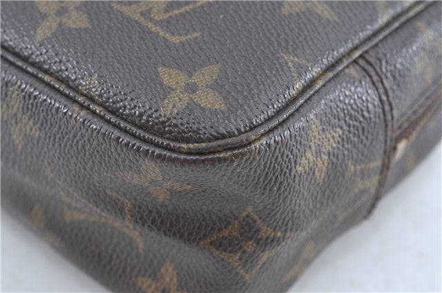 Auth Louis Vuitton Monogram Trousse Toilette 23 Clutch Bag M47524 Junk H9333