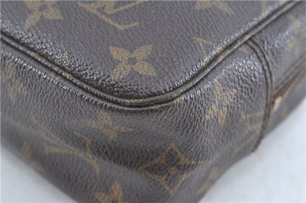 Auth Louis Vuitton Monogram Trousse Toilette 23 Clutch Bag M47524 Junk H9333