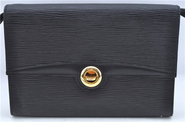 Authentic Louis Vuitton Epi Arche 2Way Shoulder Clutch Bag Black M52572 LV H9337