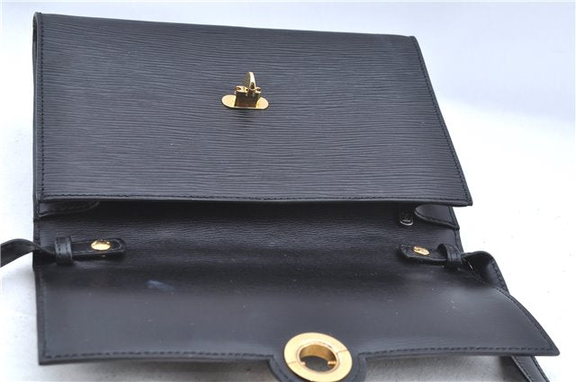 Authentic Louis Vuitton Epi Arche 2Way Shoulder Clutch Bag Black M52572 LV H9337