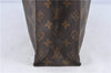 Authentic Louis Vuitton Monogram Sac Plat Hand Bag M51140 LV H9345