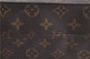 Authentic Louis Vuitton Monogram Sac Plat Hand Bag M51140 LV H9345