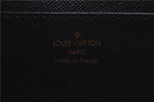 Authentic Louis Vuitton Epi Pochette Homme Clutch Bag Black M52522 LV H9348