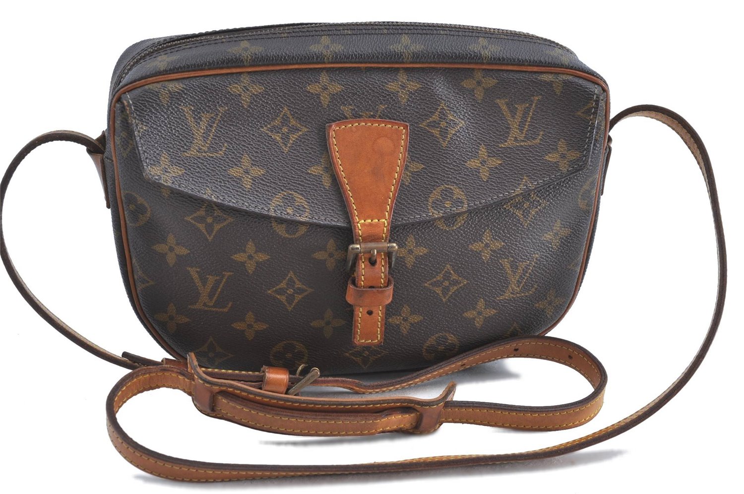 Auth Louis Vuitton Monogram Jeune Fille MM Shoulder Cross Bag M51226 Junk H9351