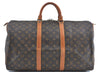 Authentic Louis Vuitton Monogram Keepall 50 Boston Bag M41426 LV H9353