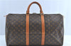 Authentic Louis Vuitton Monogram Keepall 50 Boston Bag M41426 LV H9353