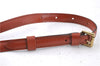 Authentic Louis Vuitton Leather Shoulder Strap Brown 40.2-47.2" LV H9360