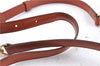 Authentic Louis Vuitton Leather Shoulder Strap Brown 40.2-47.2" LV H9360