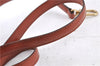 Authentic Louis Vuitton Leather Shoulder Strap Brown 40.2-47.2" LV H9360