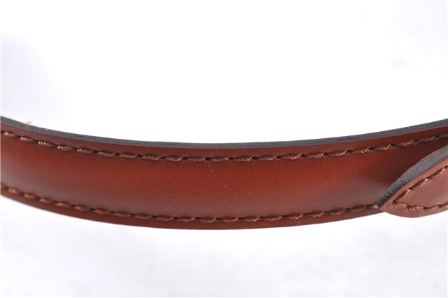 Authentic Louis Vuitton Leather Shoulder Strap Brown 40.2-47.2
