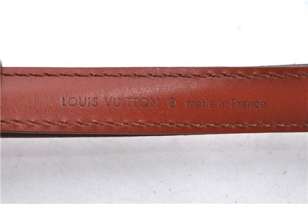 Authentic Louis Vuitton Leather Shoulder Strap Brown 40.2-47.2" LV H9360