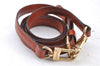 Authentic Louis Vuitton Leather Shoulder Strap Brown 40.2-47.2" LV H9360