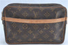 Authentic Louis Vuitton Monogram Compiegne 23 Clutch Hand Bag M51847 LV H9363