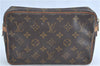 Authentic Louis Vuitton Monogram Compiegne 23 Clutch Hand Bag M51847 LV H9363