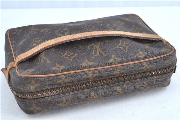 Authentic Louis Vuitton Monogram Compiegne 23 Clutch Hand Bag M51847 LV H9363