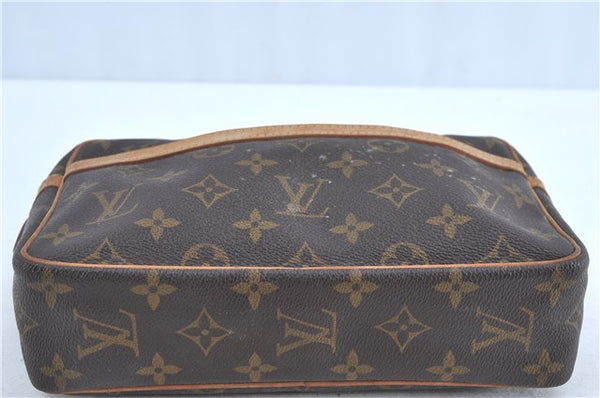 Authentic Louis Vuitton Monogram Compiegne 23 Clutch Hand Bag M51847 LV H9363