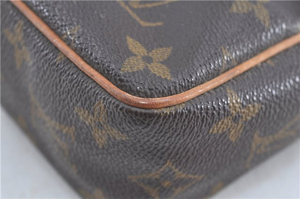 Authentic Louis Vuitton Monogram Compiegne 23 Clutch Hand Bag M51847 LV H9363