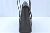 Authentic BURBERRY Leather Shoulder Tote Bag Black H9367