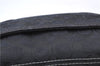 Authentic COACH Signature Shoulder Hand Bag Canvas Leather 10983 Black H9372