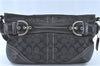 Authentic COACH Signature Shoulder Cross Bag Canvas Leather F07077 Black H9374