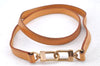 Authentic Louis Vuitton Leather Shoulder Strap Beige 39.4" LV H9375