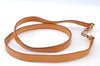Authentic Louis Vuitton Leather Shoulder Strap Beige 39.4" LV H9375