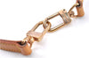 Authentic Louis Vuitton Leather Shoulder Strap Beige 39.4" LV H9375