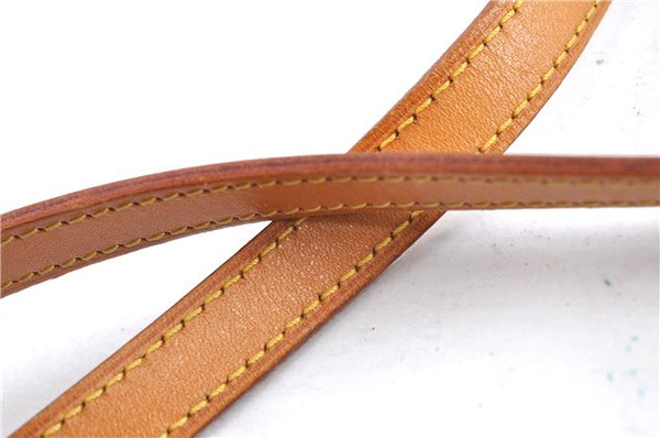 Authentic Louis Vuitton Leather Shoulder Strap Beige 39.4" LV H9375