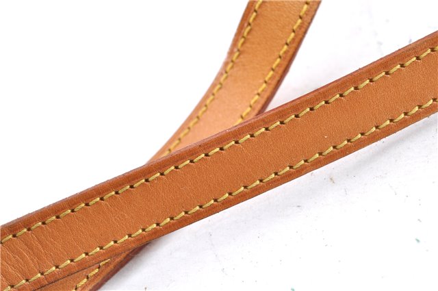 Authentic Louis Vuitton Leather Shoulder Strap Beige 39.4