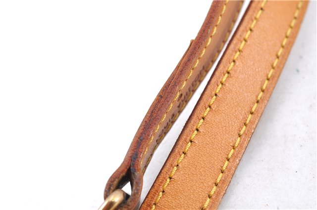 Authentic Louis Vuitton Leather Shoulder Strap Beige 39.4