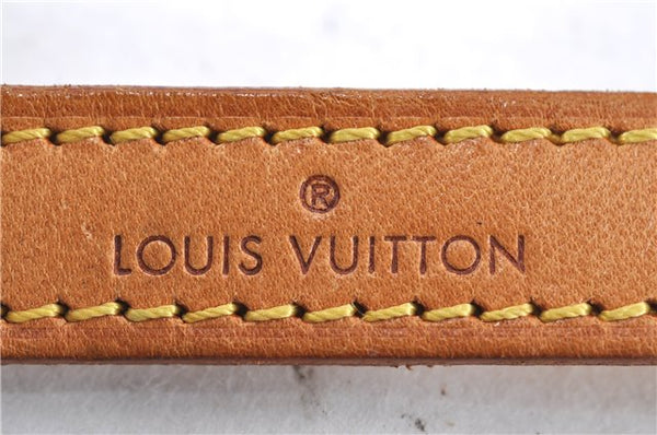Authentic Louis Vuitton Leather Shoulder Strap Beige 39.4" LV H9375