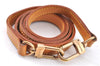 Authentic Louis Vuitton Leather Shoulder Strap Beige 39.4" LV H9375