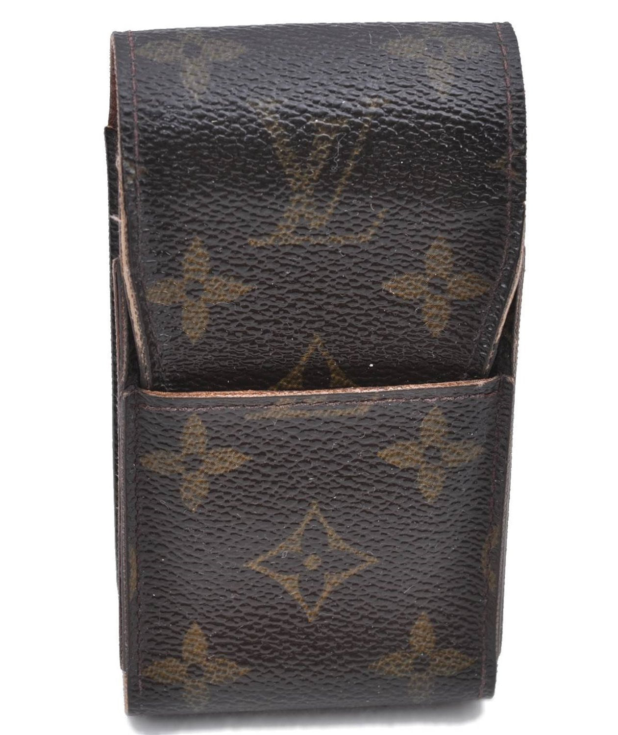 Authentic Louis Vuitton Monogram Etui Cigarette Case M63024 LV H9377