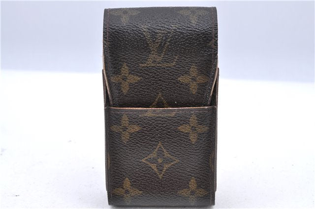 Authentic Louis Vuitton Monogram Etui Cigarette Case M63024 LV H9377