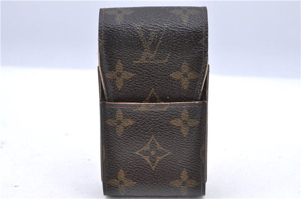 Authentic Louis Vuitton Monogram Etui Cigarette Case M63024 LV H9377